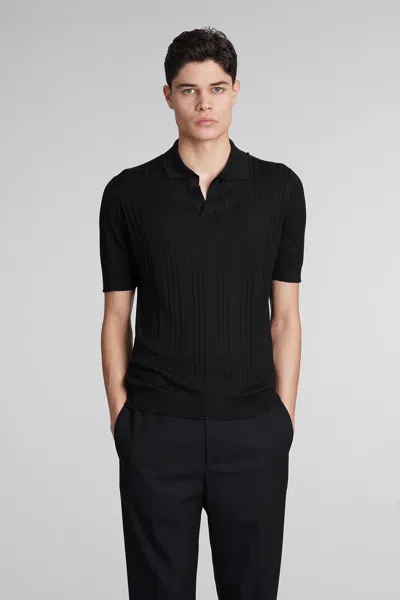 Tagliatore Pavel Polo In Black