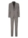 Tagliatore Superfine Virgin Wool Suit In Multi