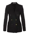 Tagliatore Peak-lapels Double-breasted Blazer In Black