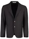 Tagliatore Tailored Single-breasted Suit Jacket In Braun