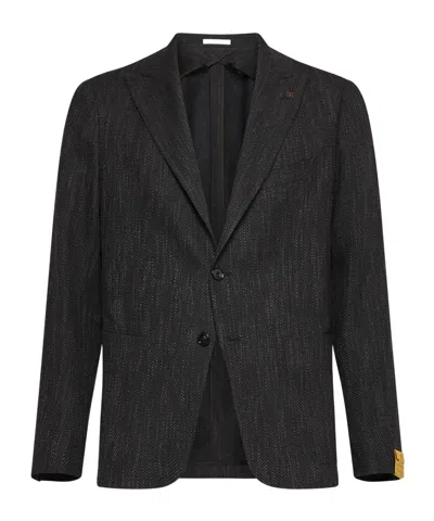 TAGLIATORE TAGLIATORE PEAK-LAPELS SINGLE-BREASTED BLAZER