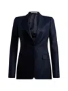 Tagliatore Peak-lapel Single-breasted Blazer In Multi