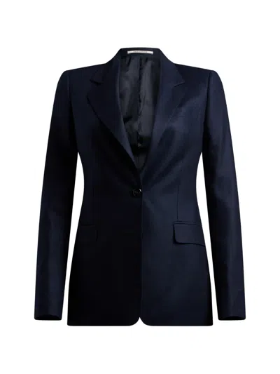 Tagliatore Peak-lapel Single-breasted Blazer In Multi