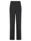 Tagliatore Twill Stretch Tailored Pants In Black