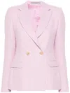 Tagliatore J-albar Double-breasted Blazer In Pink