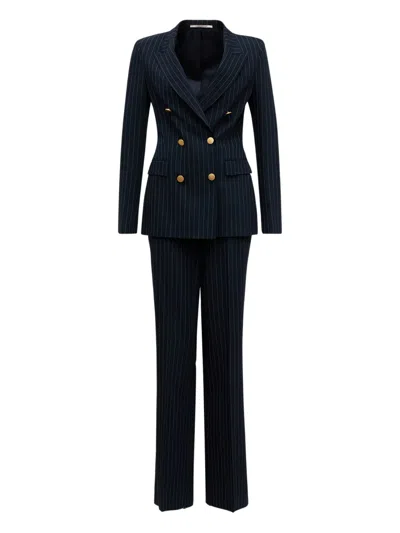 TAGLIATORE PINSTRIPE DOUBLE-BREASTED SUIT