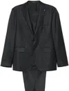 Tagliatore Pinstripe-pattern Suit In Grau