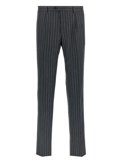 TAGLIATORE PINSTRIPE-PATTERN WOOL SUIT