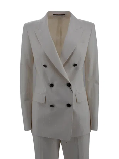 TAGLIATORE PINSTRIPE SUIT