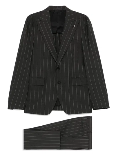 Tagliatore Anzug Mit Nadelstreifen In Grau