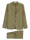 Tagliatore Pinstriped Suit In Multi