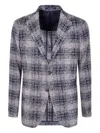 Tagliatore Plaid Single-breasted Jacket In Multi