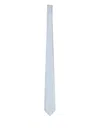 Tagliatore Plain Silk Tie In Blue