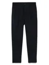 Tagliatore Pleat-detailed Trousers In Blue