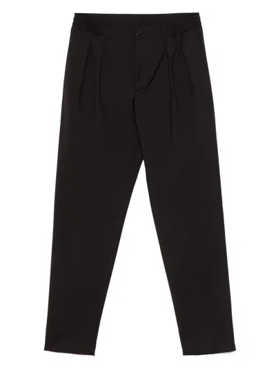 Tagliatore Pleat-detailed Trousers In Brown