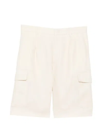 Tagliatore Pleated Cargo Trousers In Neutral
