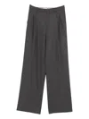 Tagliatore Pleated Pants In Gray
