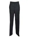 Tagliatore Straight Leg Tailored Pants In Blue