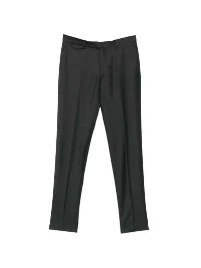 Tagliatore Pocket Belt-loop Trousers In Gray