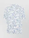 TAGLIATORE POCKETED FLORAL SHORT SLEEVE SHIRT