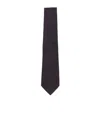 Tagliatore Geometric-patterned Jacquard Tie In Purple