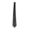 Tagliatore Tie In Blue Polyester In Black
