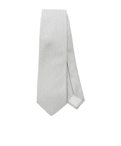 Tagliatore Pointed Tie In White