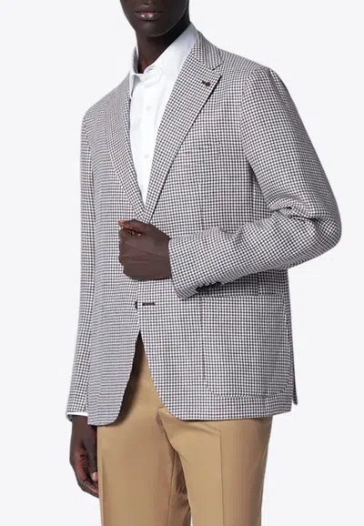 TAGLIATORE POLKA DOT WOOL-BLEND BLAZER