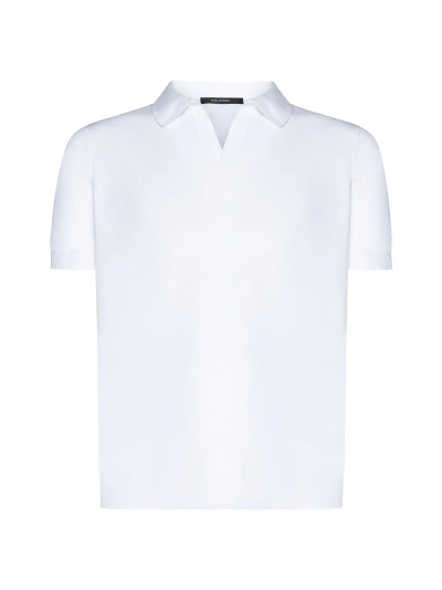 Tagliatore Polo Shirt In White