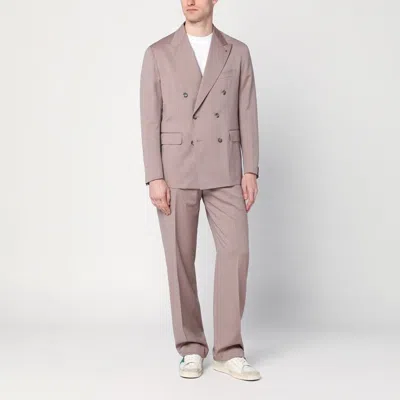 Tagliatore Powder-coloured Wool Trousers