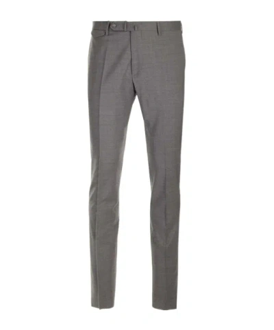 Tagliatore Pressed-crease Tailored Trousers In Grey