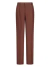 Tagliatore Pressed-crease Trousers In Brown