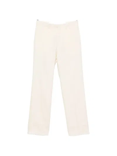 Tagliatore Pressed-crease Straight-leg Trousers In Neutral