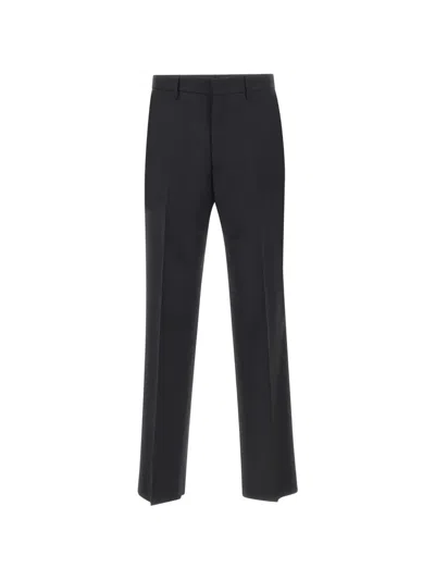 Tagliatore Pressed-crease Tailored Trousers In Black