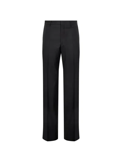 Tagliatore Pressed-crease Tailored Trousers In Black