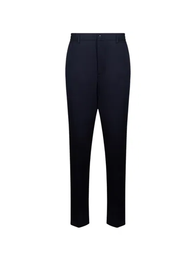 Tagliatore Pressed-crease Tailored Trousers In Blue