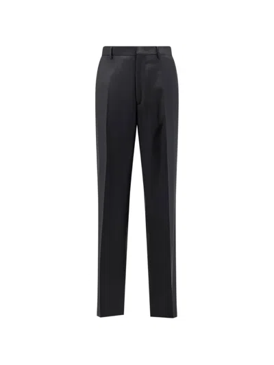 Tagliatore Pressed-crease Trousers In Black
