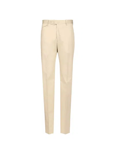 Tagliatore Pressed-crease Trousers In Neutral