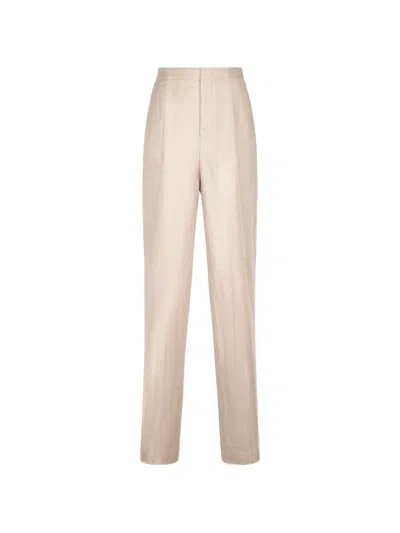 Tagliatore Pressed-crease Trousers In Pink