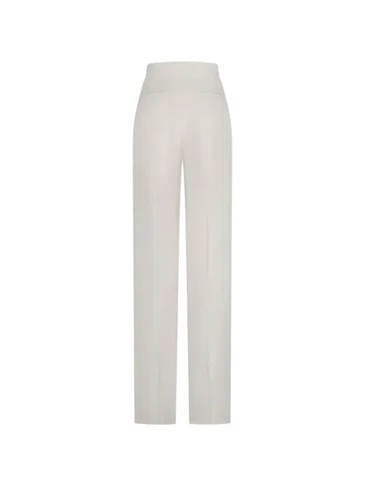 Tagliatore Pressed-crease Trousers In White