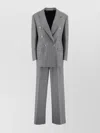 Tagliatore Prince Of Wales Check Pattern Suit In Gray