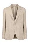 Tagliatore Prince Of Wales Checked Jacket In Multi
