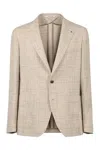 Tagliatore Prince Of Wales Checked Jacket In Multi
