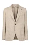Tagliatore Prince Of Wales Checked Jacket In Multi