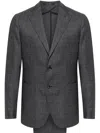 Tagliatore Prince Of Wales Suit In Grey