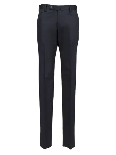 Tagliatore Prince Of Wales Trousers In Black