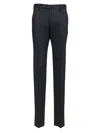 Tagliatore Prince Of Wales Trousers In Blue
