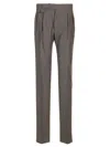 Shop Tagliatore Prince Of Wales Trousers Brown