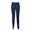 Tagliatore Psdla Pants In Blue Linen In Blue