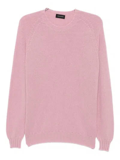 Tagliatore Raglan-sleeve Cashmere Sweater In Pink